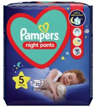 Pieluchomajtki Pampers Night Rozmiar 5 22 szt.