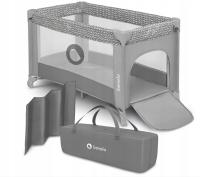 Lionelo туристическая кроватка Stefi Grey Concrete Multicolor