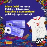 Zdobądź koszulkę z podpisami i bilety Gold na mecz