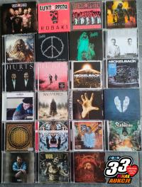 23 płyty CD hard rock, metal alternat, hardcore punk, rap rock,thrash metal