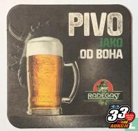 504 Podstawka Radegast Pivo jako od Boha