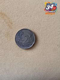 Moneta 20 centów z 2003 roku Gramy dla WOŚP