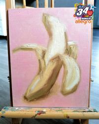 Obraz olejny - Banan