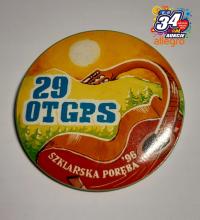 Znaczek przypinka button Szklarska Poręba '96 dla WOŚP