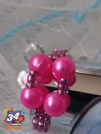 Pierścionek z koralików. Rękodzieło.