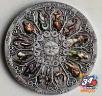 507 Lucky Coin Zodiak Moneta fantazyjna