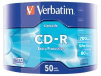 Диск VERBATIM CD-R EXTRA PROTECTION 700MB 50 шт.