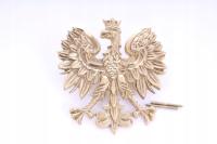 ОРЕЛ ПОЛЬСКИЙ СИМВОЛ ПОЛЬША 20 см ЛАТУНЬ ЭМБЛЕМА