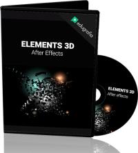 Edugrafia KURS AFTER EFFECTS - PLUGIN ELEMENTS 3D 1 PC / licencja wieczysta BOX