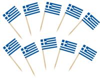 Flaga GRECJA Pikery Szpilki 20 szt Flagi Grecji Wykałaczki