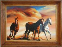 KONIE W GALOPIE___kopia__50x70 + RAMA