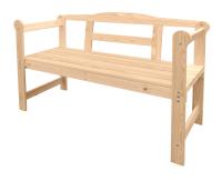 Скамейка садовая деревянная двуспальная
