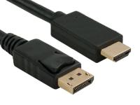 Кабель DisplayPort Anytech к HDMI черный 3 м