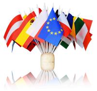 Флаги Европейского Союза 11x6cm