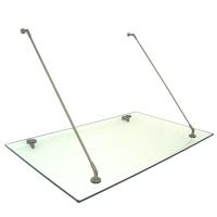 Daszek Nad Drzwi Wejściowe Zadaszenie Szklane 150x90 Hartowane VSG-ESG