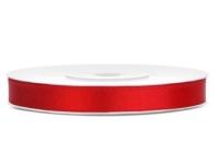 Лента атласная лента Красный рулон рождественские подарки 6 мм 25 м