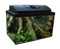 Zestaw akwarium 40x25x25 25l prosty+ full wyposażenie