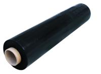 ROLKA FOLIA STRETCH STRECZ CZARNA DO PAKOWANIA 2KG ROZCIĄGLIWA KRYJĄCA