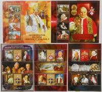 Papież JAN PAWEŁ II - 32 arkusiki KANONIZACJA 2014