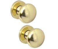 GAŁKO-GAŁKA MOSIĘŻNA DO DRZWI POLER Z MOSIĄDZU POCHWYT - WŁOSKA