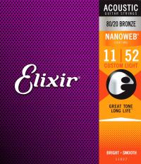 Struny do gitary akustycznej Elixir 11027