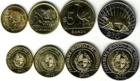 Уругвай набор из 4 монет