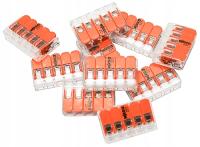 WAGO БЫСТРОРАЗЪЕМНЫЙ провод / многожильный провод 5x4 мм 221-415 10 шт.