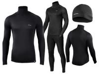 Комплект нижнего белья BERENS с водолазкой черный