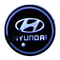 ŚWIATŁA LED LOGO PODKŁADKA HYUNDAI LASER RGB MULTI