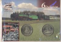 БЛИСТЕР-2010-6 ДУКАТОВ-ВОЛЬШТЫН-ЖЕЛЕЗНАЯ ДОРОГА - 2 МОНЕТНЫХ ДВОРА