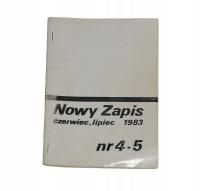 MIESIĘCZNIK NOWY ZAPIS 6-7 1983