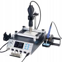 Stacja lutownicza preheater HOTAIR kolba WEP 853AAA+ 3w1 lutownica HoT Air