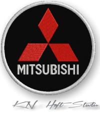 ПОЛОСА термо ПАТЧИ - MITSUBISHI вышивка 70 мм