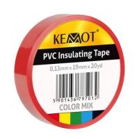TAŚMA IZOLACYJNA CZERWONA 0.18mm x 19mm x 20m