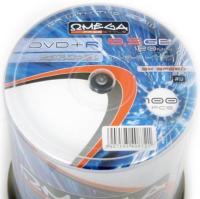 Płyty Omega DVD+R 8,5GB DL Dwuwarstwowe 100szt PRINTABLE BIAŁE