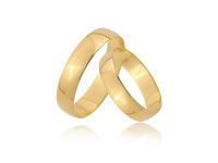 ЗОЛОТЫЕ обручальные КОЛЬЦА-ПАРА PR 585 4мм БЕСШОВНЫЕ
