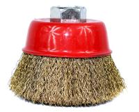 Проволочная щетка 75 мм M14 латунная проволока