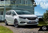 Opel Zafira prospekt model 2018 polski