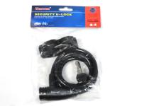 ZAMKNIĘCIE SPIRALA CZARNE 8 X 1200 NA KLUCZ