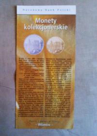 Folder do monet - PAŁAC w WILANOWIE