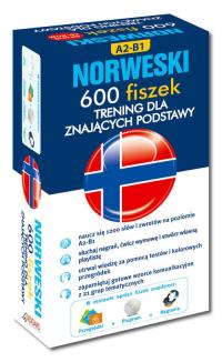 Norweski 600 fiszek Trening dla znających podstawy + CD Uubity narożnik )