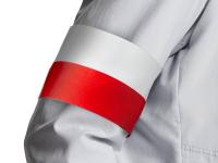 Красная и белая повязка на руку 1 шт.