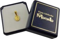 Medalik Złoty diamentowany Złoto pr.585+GRAWER