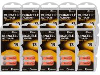 60 x слуховые батареи 13 PR48 Duracell ActivAir