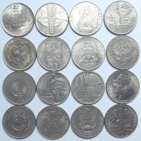 Набор 8 монет 10 зл юбилейные 1967-1972