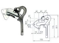 Zamek Zamknięcie Samowyładowcze Burty Klapy