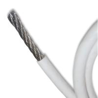 3,0 ВЕРЕВКА 7X7 ПВХ ОПЛЕТКА КИСЛОТОСТОЙКАЯ НЕРЖАВЕЮЩАЯ СТАЛЬ 1 МБ