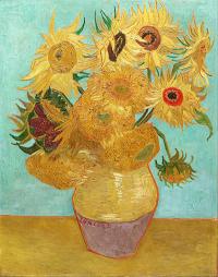 van Gogh - Słoneczniki, 70x90 cm, OBRAZ NA PŁÓTNIE