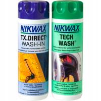 Nikwax TECH Wash 300 мл мыло TX. Direct Wash-In 300ml комплект пропитки