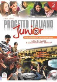 PROGETTO ITALIANO JUNIOR 2 Podręcznik+ćwiczenia+CD